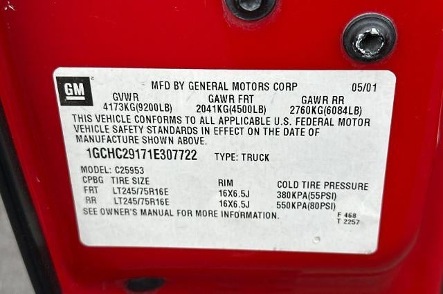 2001 Chevrolet Silverado 2500 HD LT