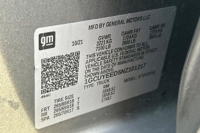 2022 Chevrolet Silverado 1500 LTD RST