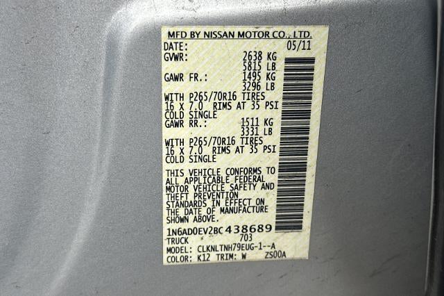 2011 Nissan Frontier SV