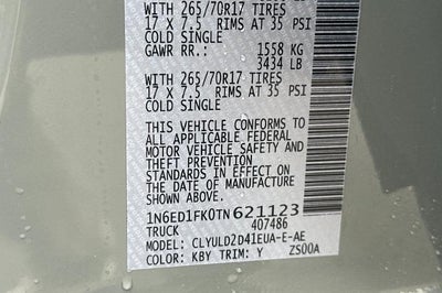 2026 Nissan Frontier PRO-4X