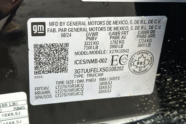 2025 GMC Sierra 1500 AT4X