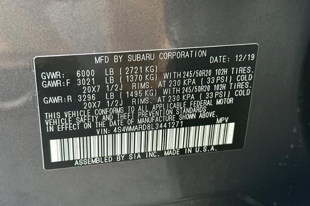 2020 Subaru Ascent Touring