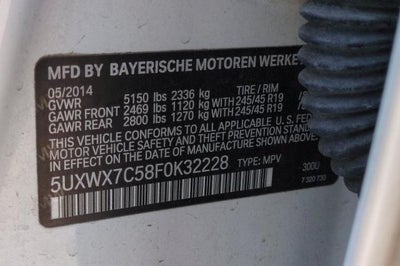2015 BMW X3 xDrive35i