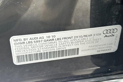 2011 Audi A8 L Base