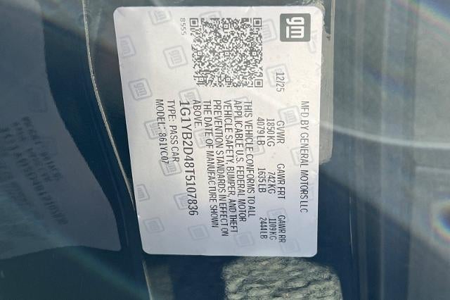 2026 Chevrolet Corvette Stingray 2LT