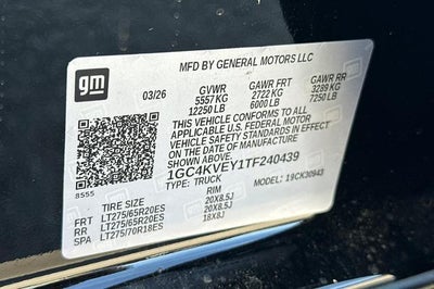 2026 Chevrolet Silverado 3500 HD High Country