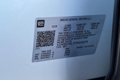 2026 Chevrolet Tahoe High Country