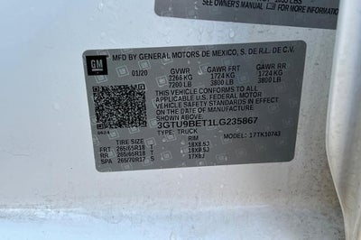 2020 GMC Sierra 1500 SLE