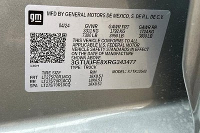 2024 GMC Sierra 1500 AT4X