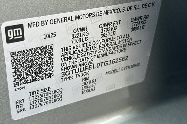 2026 GMC Sierra 1500 AT4X