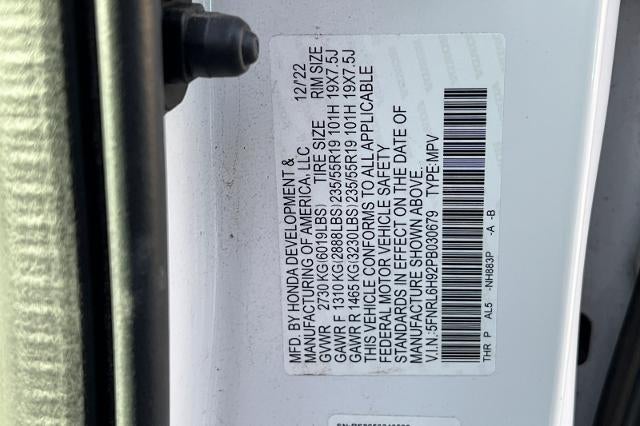 2023 Honda Odyssey Elite