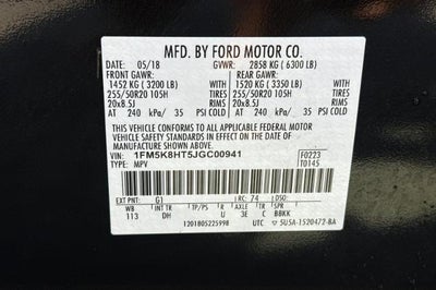 2018 Ford Explorer Platinum