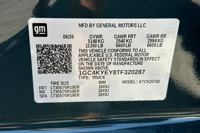 2026 Chevrolet Silverado 2500 HD ZR2