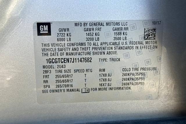 2018 Chevrolet Colorado 4WD LT