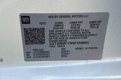2022 GMC Sierra 3500 HD Denali