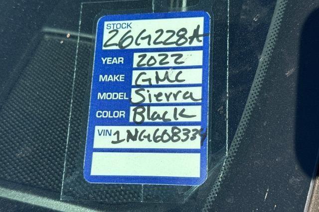 2022 GMC Sierra 1500 AT4X