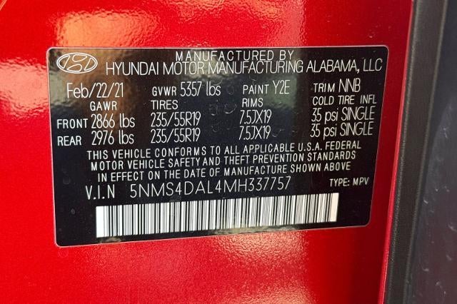 2021 Hyundai Santa Fe Limited