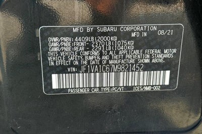 2021 Subaru WRX Premium