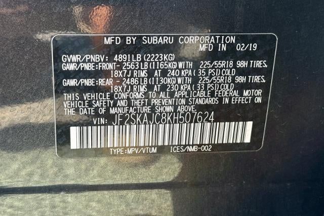 2019 Subaru Forester Sport