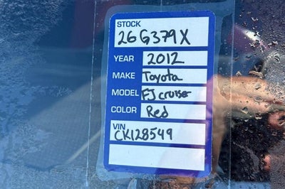 2012 Toyota FJ Cruiser BASE
