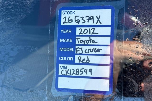2012 Toyota FJ Cruiser BASE