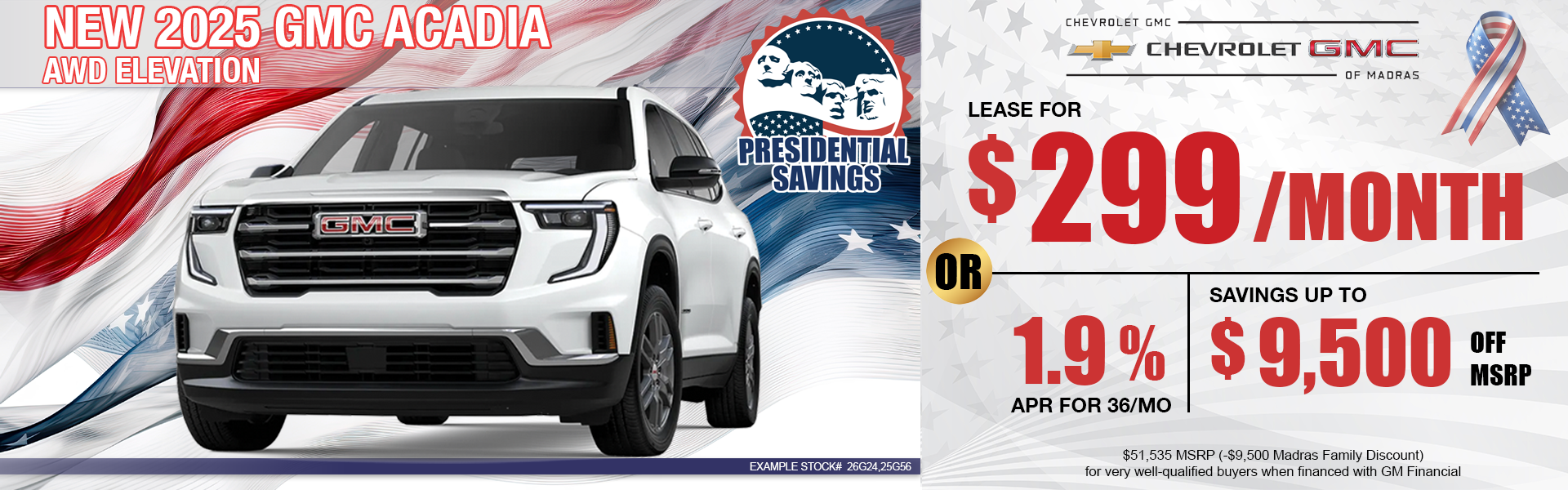 NEW 2025 GMC ACADIA | ELEVATION