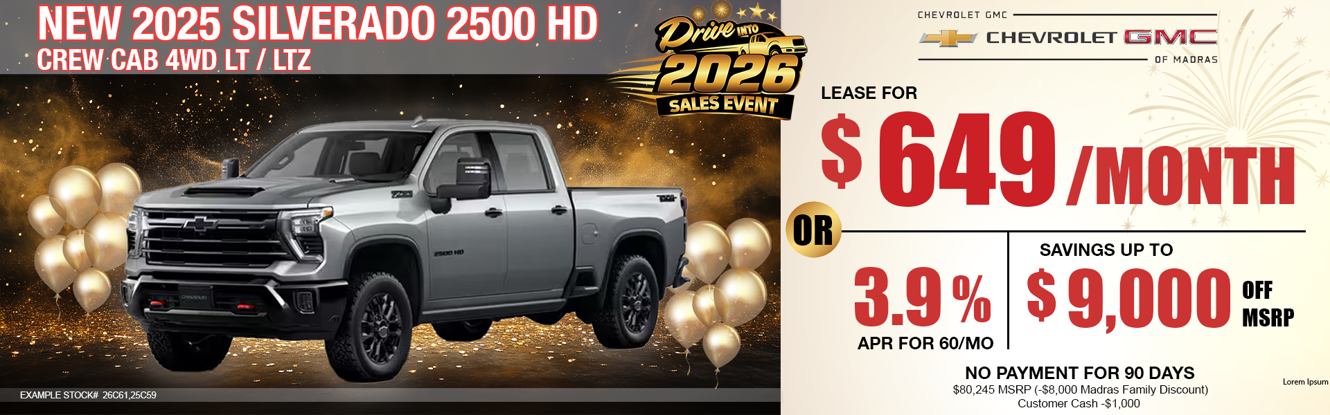 NEW 2025 SILVERADO 2500 HD