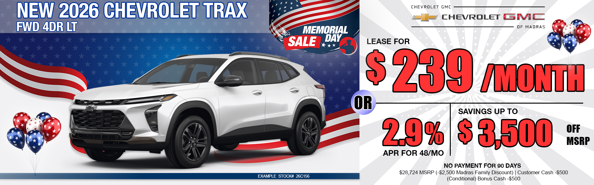 NEW 2026 CHEVROLET TRAX
