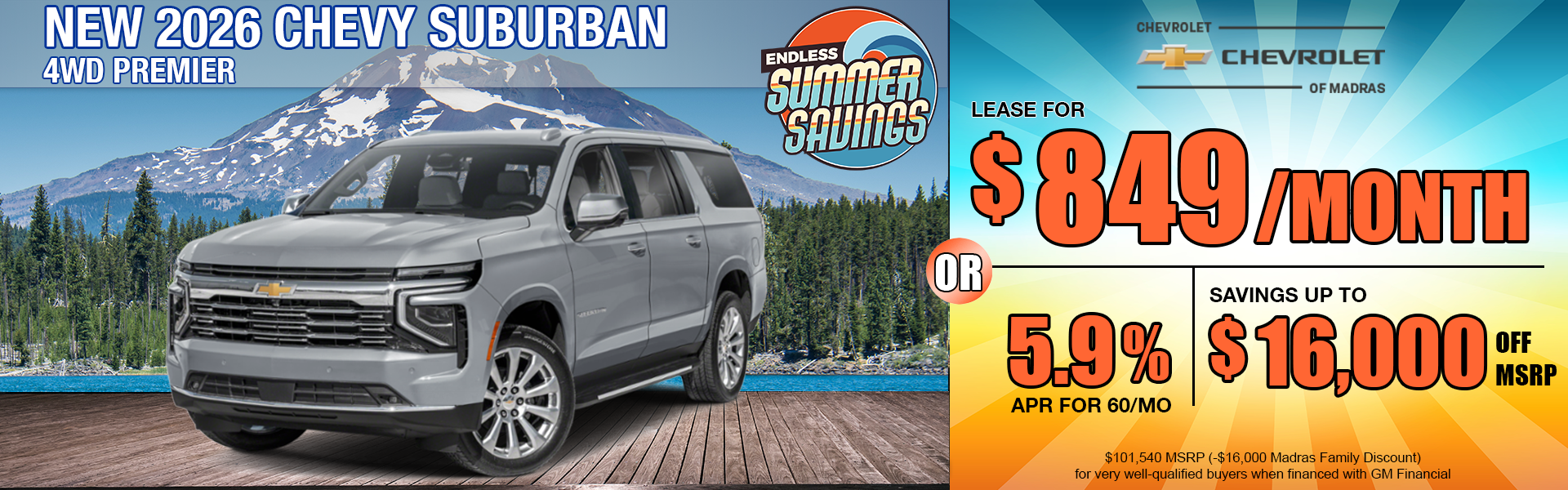 NEW 2026 CHEVY SUBURBAN