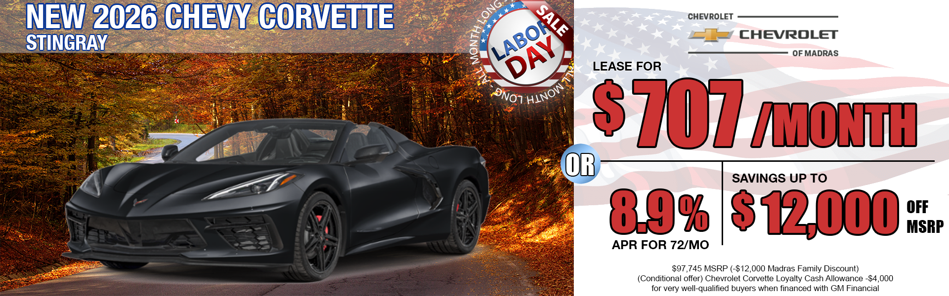NEW 2026 CHEVROLET CORVETTE